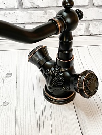 Milacio Смеситель для раковины Almeria MC.516.BBR черная бронза – фотография-3